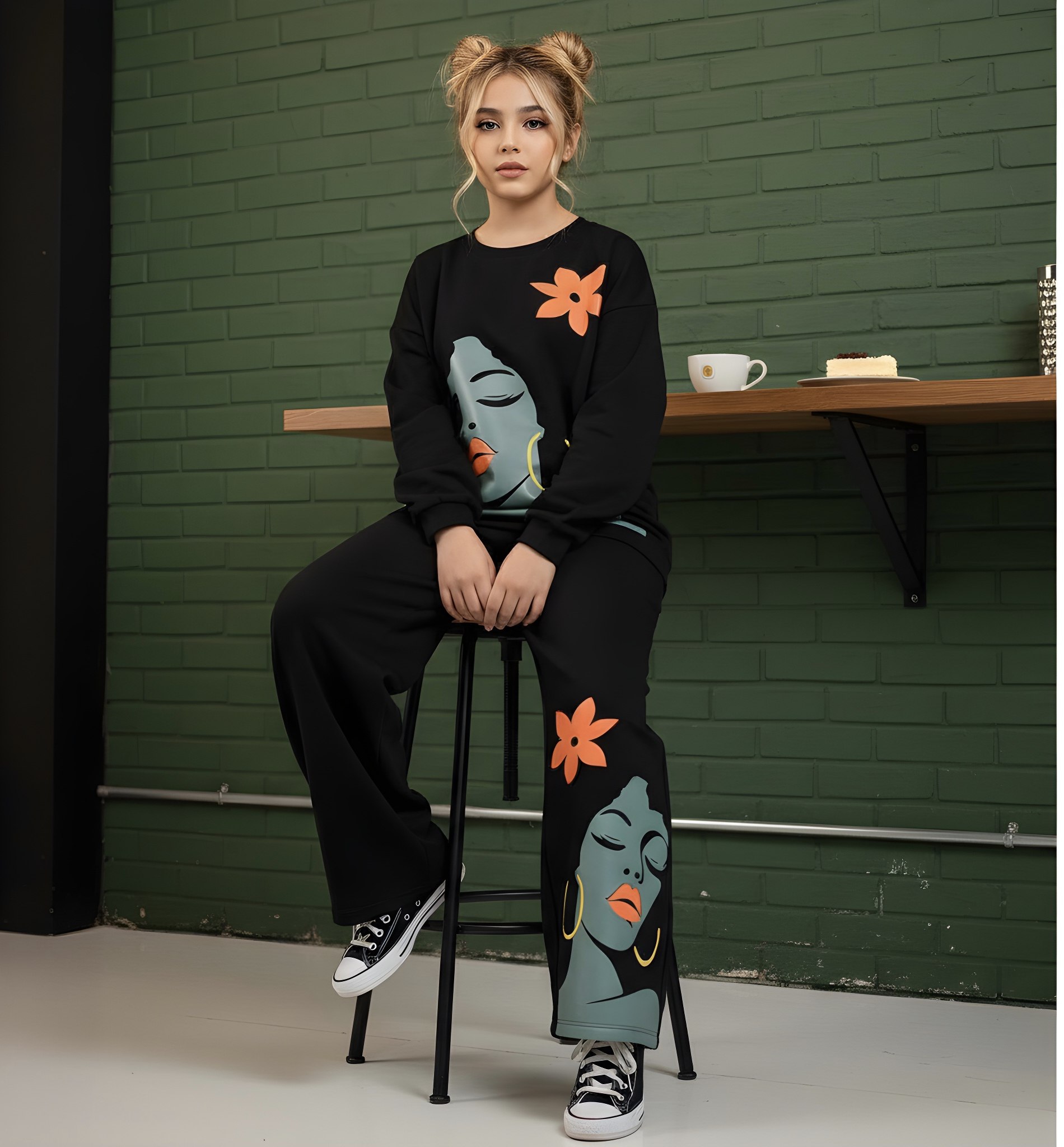 ست دخترانه لش