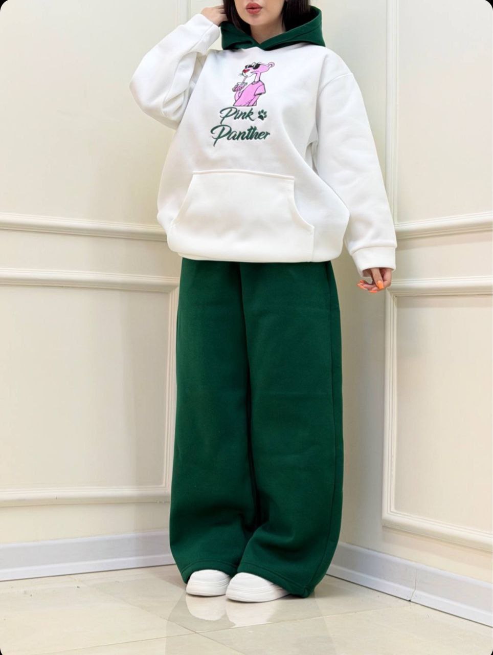 ست هودی شلوار بگ دورس تو کرکی